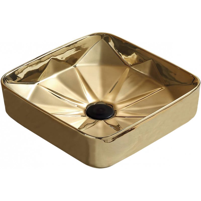 Mexen Elmira lavabo de comptoir 41 x 41 cm, doré - 22094150