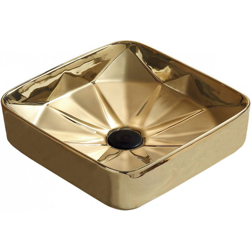 Mexen Elmira lavabo de comptoir 41 x 41 cm, Or - 22094150