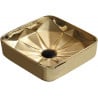 Mexen Elmira lavabo de comptoir 41 x 41 cm, doré - 22094150