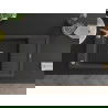 Mexen Elias évier en granit à 1 cuve avec un égouttoir court 795 x 480 mm, Noir moucheté - 6511791005-76