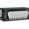 Mexen Nova 10x Ampoule LED E27, A60, 9W, Chaude - 3000K, 945 lm - L100-E27-0930-01x10
