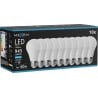 Mexen Nova 10x Ampoule LED E27, A60, 9W, Froid - 6500K, 945 lm - L100-E27-0965-01x10