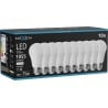 Mexen Nova 10x Ampoule LED E27, A60, 10W, Neutre - 4000K, 1055 lm - L100-E27-1040-01x10