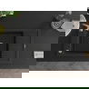 Mexen Elias évier en granit à 1 cuve avec un égouttoir court 795 x 480 mm, Noir - 6511791005-77