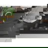 Mexen Cesar évier en granit à 1 cuve avec égouttoir 775 x 470 mm, Noir moucheté - 6514771010-76