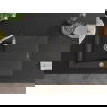 Mexen Cesar évier en granit à 1 cuve avec égouttoir 775 x 470 mm, Noir moucheté - 6514771010-76