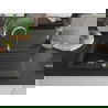 Mexen Cesar évier en granit à 1 cuve avec égouttoir 775 x 470 mm, Noir - 6514771010-77