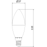 Mexen Nova 10x ampoule LED E14, C37, 10W, Chaude - 3000K, 1055 lm - L102-E14-1030-01x10