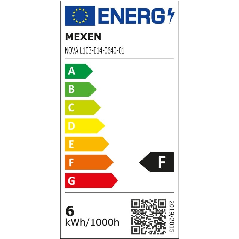 Mexen Nova 10x Ampoule LED E14, R50, 6W, Neutre - 4000K, 630 lm - L103-E14-0640-01x10