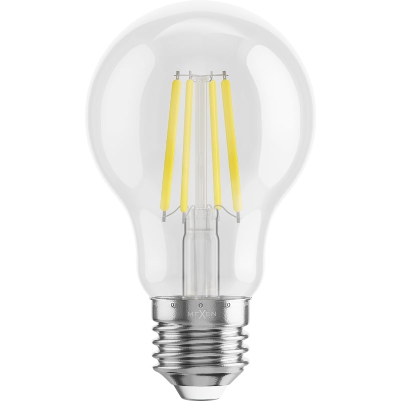 Mexen Vintis 3x Ampoule filament LED E27, A60, 6W, Froid - 6500K, 720 lm, transparent - L150-E27-0665-00x03