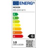 Mexen Vintis 6x Ampoule filament LED E27, ST64, 10W, Chaude - 2700K, 780 lm, fumée - L152-E27-1027-70x06