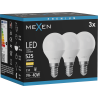 Mexen Nova 3x Ampoule LED E14, G45, 5W, Chaude - 3000K, 525 lm - L101-E14-0530-01x03
