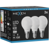 Mexen Nova 3x Ampoule LED E14, G45, 6W, Neutre - 4000K, 630 lm - L101-E14-0640-01x03