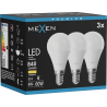 Mexen Nova 3x Ampoule LED E14, G45, 8W, Chaude - 3000K, 840 lm - L101-E14-0830-01x03