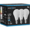 Mexen Nova 3x Ampoule LED E14, G45, 9W, Froide - 6500K, 945 lm - L101-E14-0965-01x03