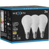 Mexen Nova 3x Ampoule LED E14, G45, 10W, Chaude - 3000K, 1055 lm - L101-E14-1030-01x03