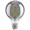 Mexen Vintis 3x Ampoule LED filament E27, G80, 8W, Chaude - 2200K, 600 lm, fumée - L155-E27-0822-70x03