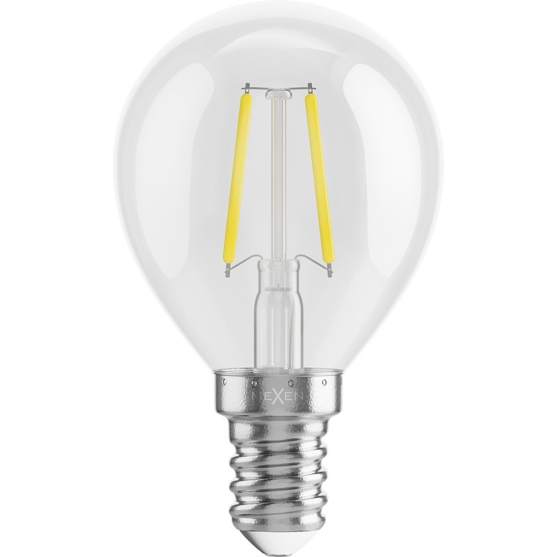 Mexen Vintis 3x Ampoule filament LED E14, G45, 2W, Neutre - 4000K, 240 lm, transparent - L156-E14-0240-00x03