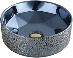 Mexen Lupita lavabo de comptoir 41 x 41 cm, Bleu - 22144163