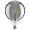 Mexen Vintis 3x ampoule LED à filament E27, G125, 6W, Chaude - 2700K, 510 lm, fumée - L158-E27-0627-70x03