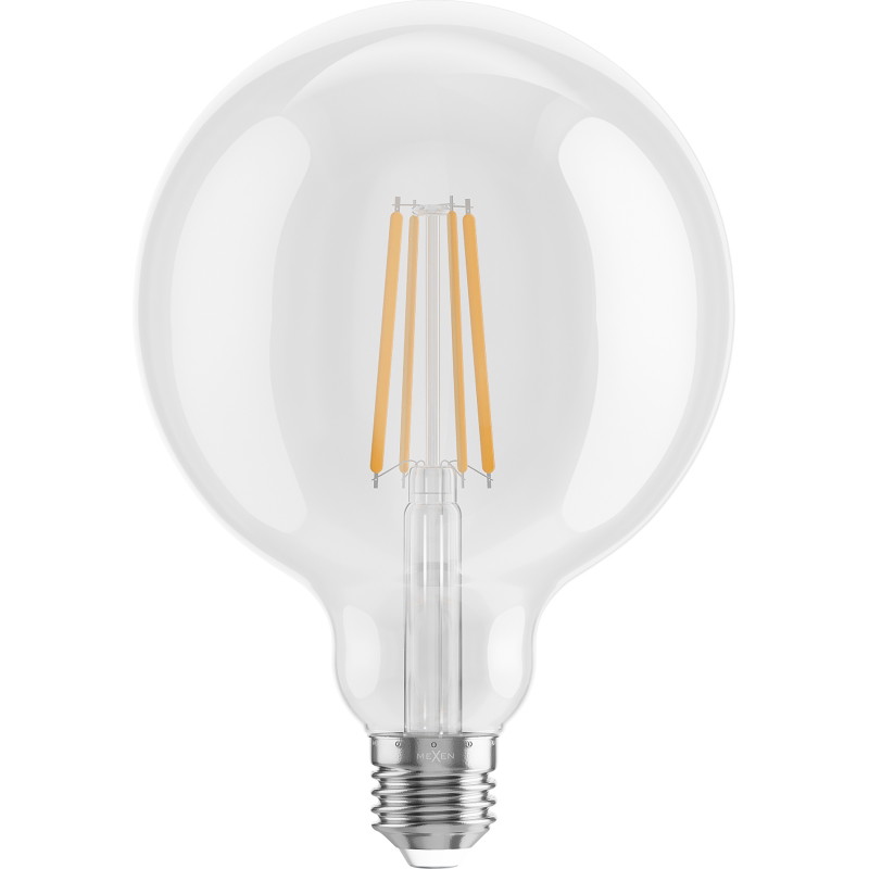 Mexen Vintis 3x Ampoule filament LED E27, G125, 8W, Chaude - 2700K, 1055 lm, claire - L158-E27-0827-00x03