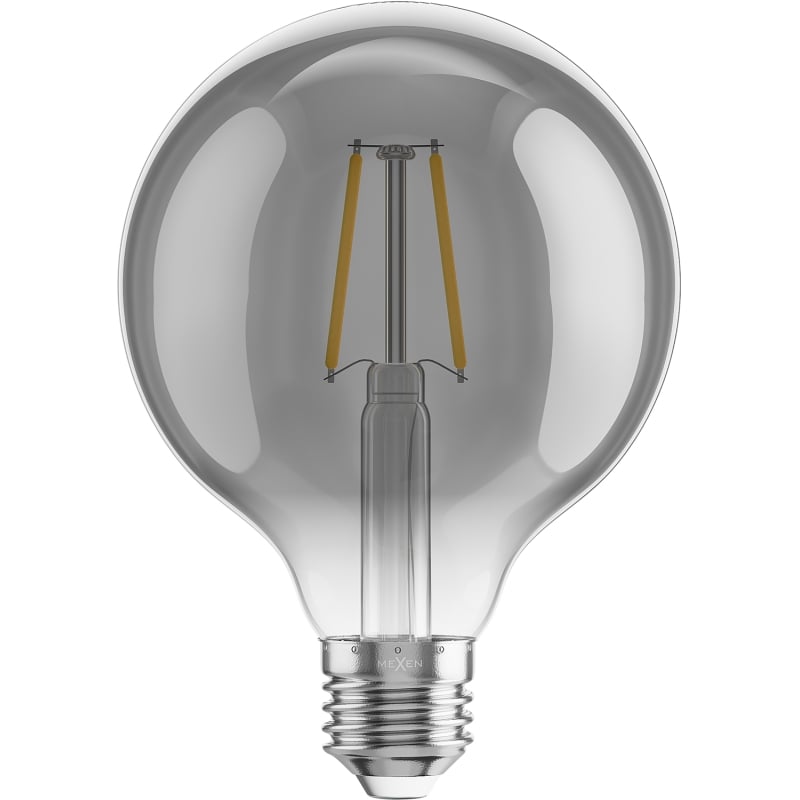 Mexen Vintis 10x Ampoule filament LED E27, G95, 2W, Chaude - 2200K, 150 lm, fumé - L157-E27-0222-70x10