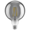 Mexen Vintis 6x Ampoule à filament LED E27, G125, 8W, Chaude - 2700K, 680 lm, smoke - L158-E27-0827-70x06