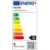 Mexen Vintis 3x Ampoule filament spirale LED E27, G125, 8W, Chaude - 2200K, 450 lm, fumée - L168-E27-0822-70x03