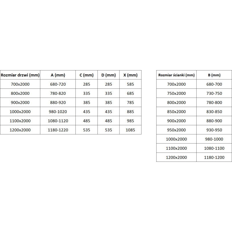 Mexen Exo cabine de douche pivotante 70 x 90 cm, transparent, chrome - 814-070-090-01-00