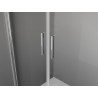 Mexen Exo-B Duo 3S cabine de douche à 3 parois pivotante 100 x 90 cm, transparent, chromé - 814-100-090-01-00-3S