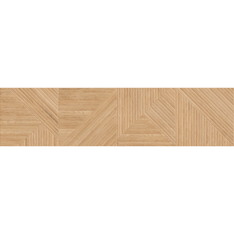 Mexen Ideal  Grès émaillé beige rect. G1, carrelage mural aspect bois 120 x 30 cm, mat - TL701-120-030-50
