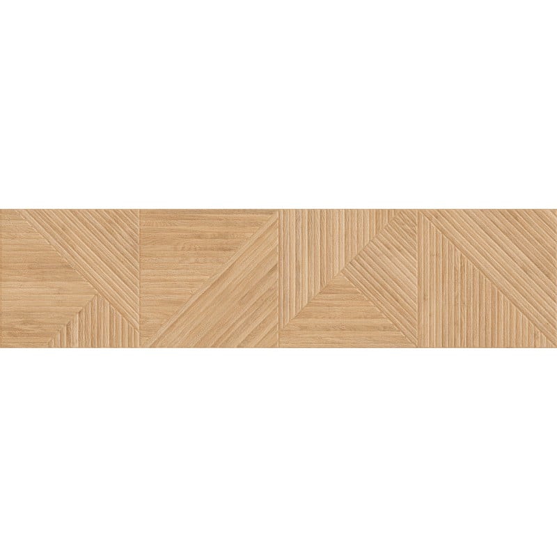 Mexen Ideal  Grès beige émaillé rect. G1, carreau mural aspect bois 120 x 30 cm, mat - TL701-120-030-50