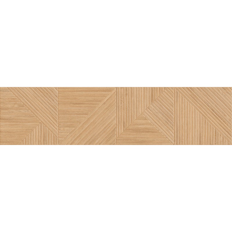Mexen Ideal  Grès beige émaillé rect. G1, carreau mural aspect bois 120 x 30 cm, mat - TL701-120-030-50