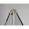 Mexen Exo-3S cabine de douche pliante 3 parois 90 x 80 cm, transparent, dorée - 816-090-080-50-00-3S