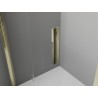 Mexen Exo-F 3S cabine de douche pliante 3 côtés 110 x 80 cm, transparent, doré - 816-110-080-50-00-3S