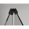 Mexen Exo-F 3S cabine de douche pliante 3 parois 80 x 70 cm, transparente, noire - 816-080-070-70-00-3S