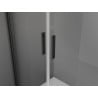 Mexen Exo-3S cabine de douche à 3 parois pivotante 120 x 120 cm, transparent, noir - 814-120-120-70-00-3S