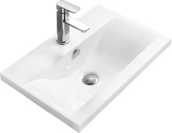 Mexen Emma lavabo encastré dans le plan de travail 51 x 39 cm, blanc - 25055100