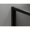 Mexen Exo-3S cabine de douche pliable à 3 parois 85 x 100 cm, transparente, noire - 816-085-100-70-00-3S