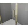 Mexen Exo-3S cabine de douche à 3 parois pivotante 95 x 120 cm, transparent, or - 817-095-120-50-00-3S