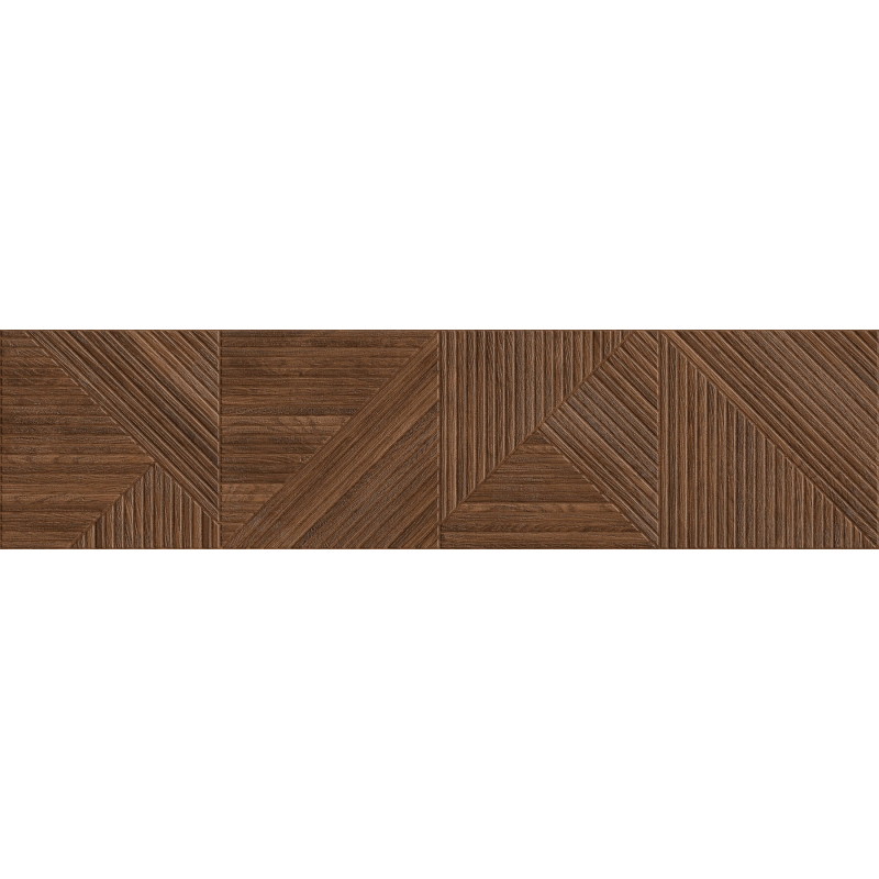 Mexen Ideal  Cherry grès émaillé rectifié G1, carreau mural imitation bois 120 x 30 cm, mat - TL701-120-030-51
