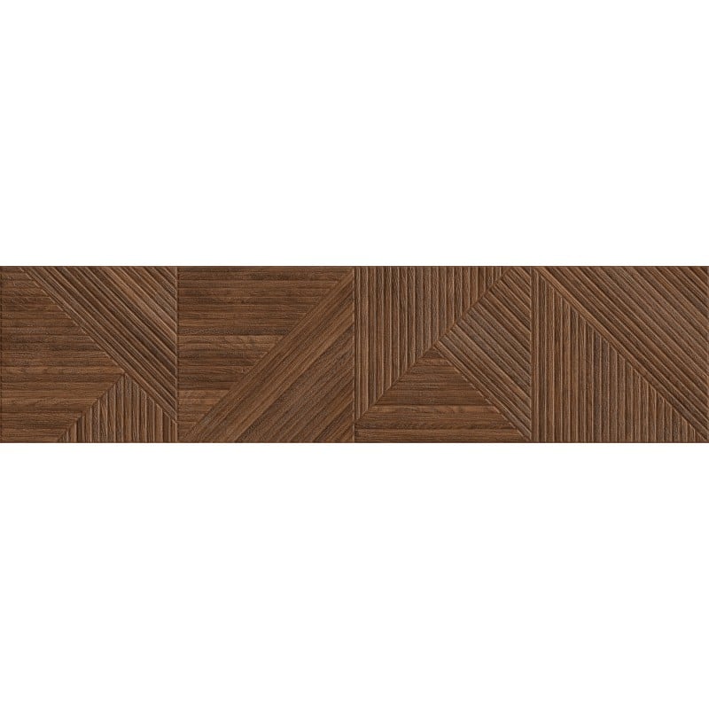 Mexen Ideal  Gres émaillé rectifié Cherry G1, carreau mural aspect bois 120 x 30 cm, mat - TL701-120-030-51