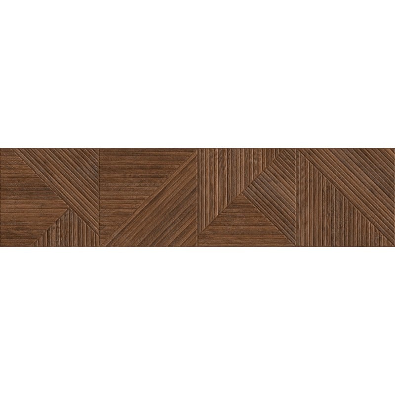 Mexen Ideal  Gres émaillé rectifié Cherry G1, carreau mural aspect bois 120 x 30 cm, mat - TL701-120-030-51