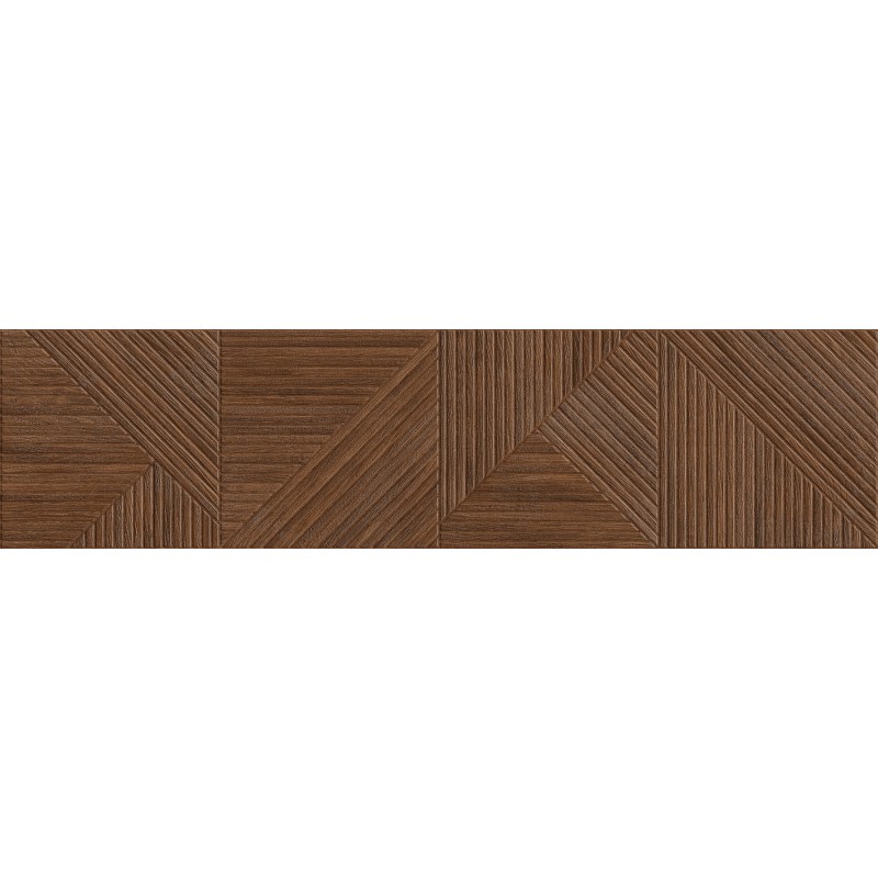 Mexen Ideal  Gres émaillé rectifié Cherry G1, carreau mural aspect bois 120 x 30 cm, mat - TL701-120-030-51
