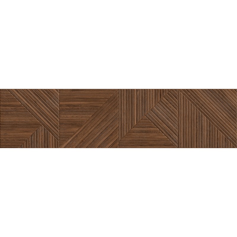 Mexen Ideal  Gres émaillé rectifié Cherry G1, carreau mural aspect bois 120 x 30 cm, mat - TL701-120-030-51
