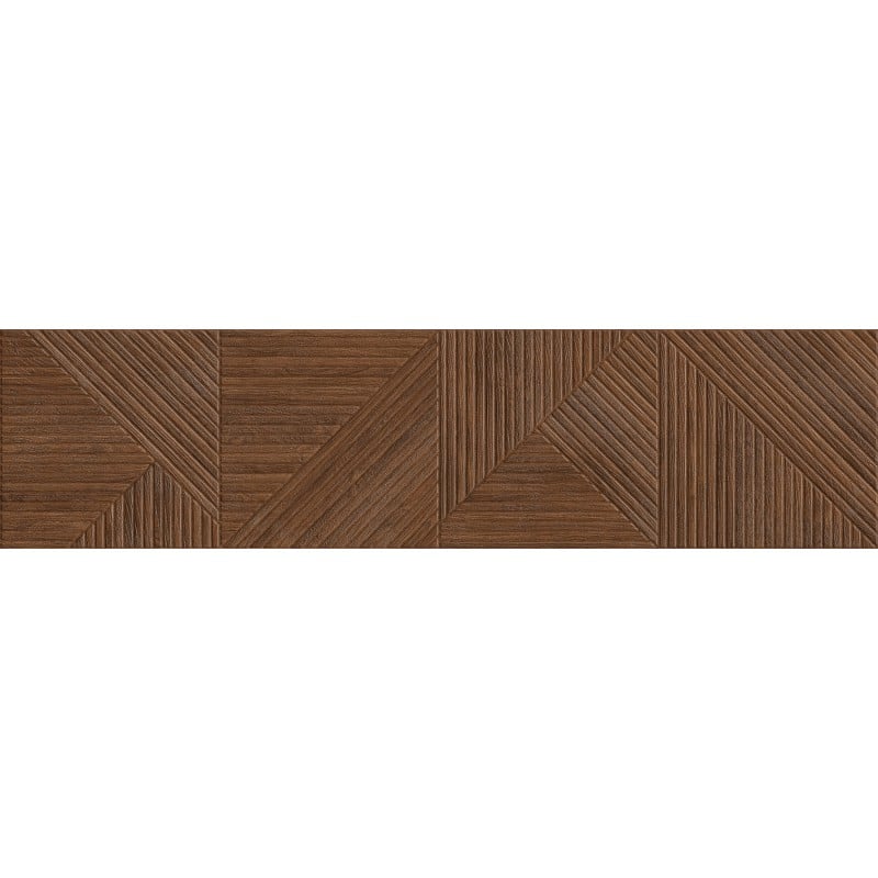 Mexen Ideal  Gres émaillé rectifié Cherry G1, carreau mural aspect bois 120 x 30 cm, mat - TL701-120-030-51