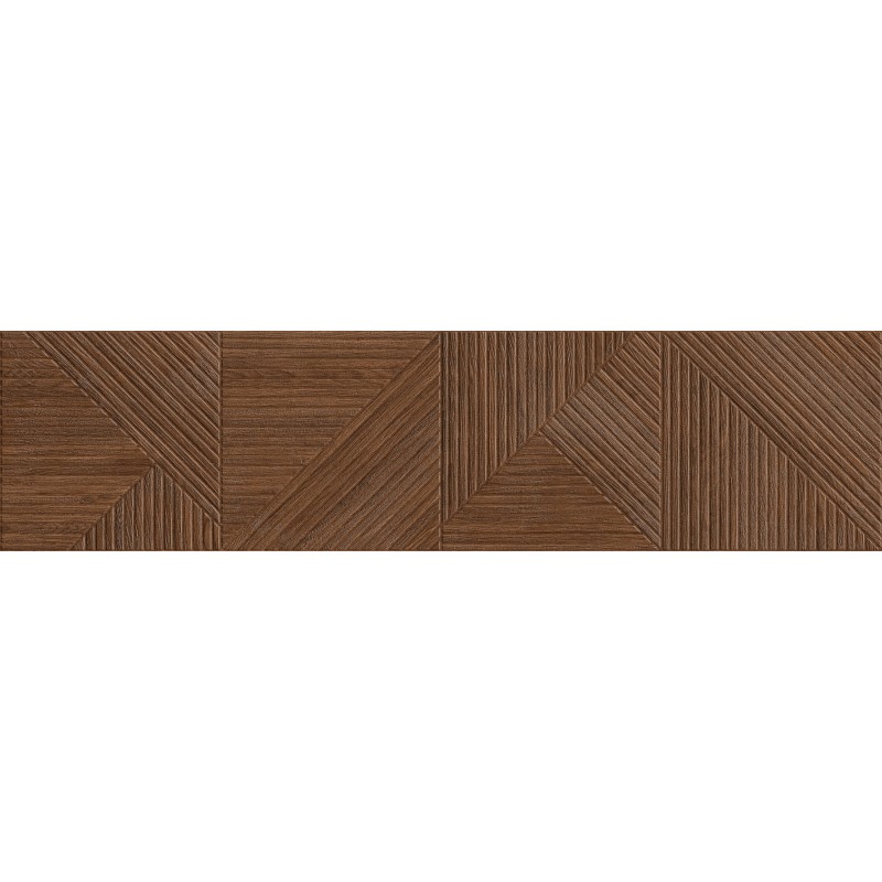 Mexen Ideal  Gres émaillé rectifié Cherry G1, carreau mural aspect bois 120 x 30 cm, mat - TL701-120-030-51