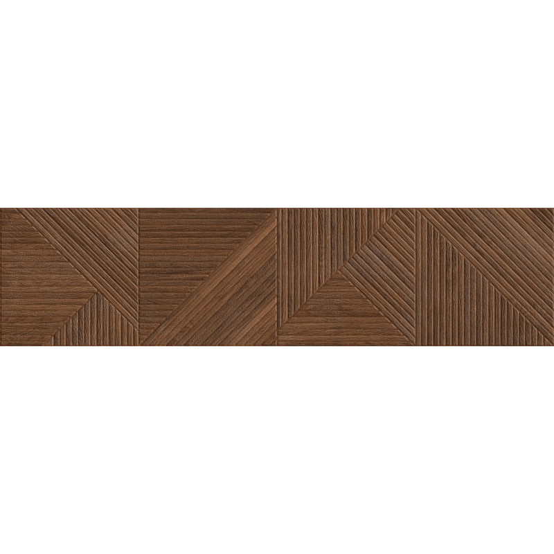 Mexen Ideal  Cherry grès émaillé rectifié G1, carreau mural imitation bois 120 x 30 cm, mat - TL701-120-030-51