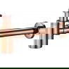Mexen demi-siphon de lavabo rond, or rose - 79950-60
