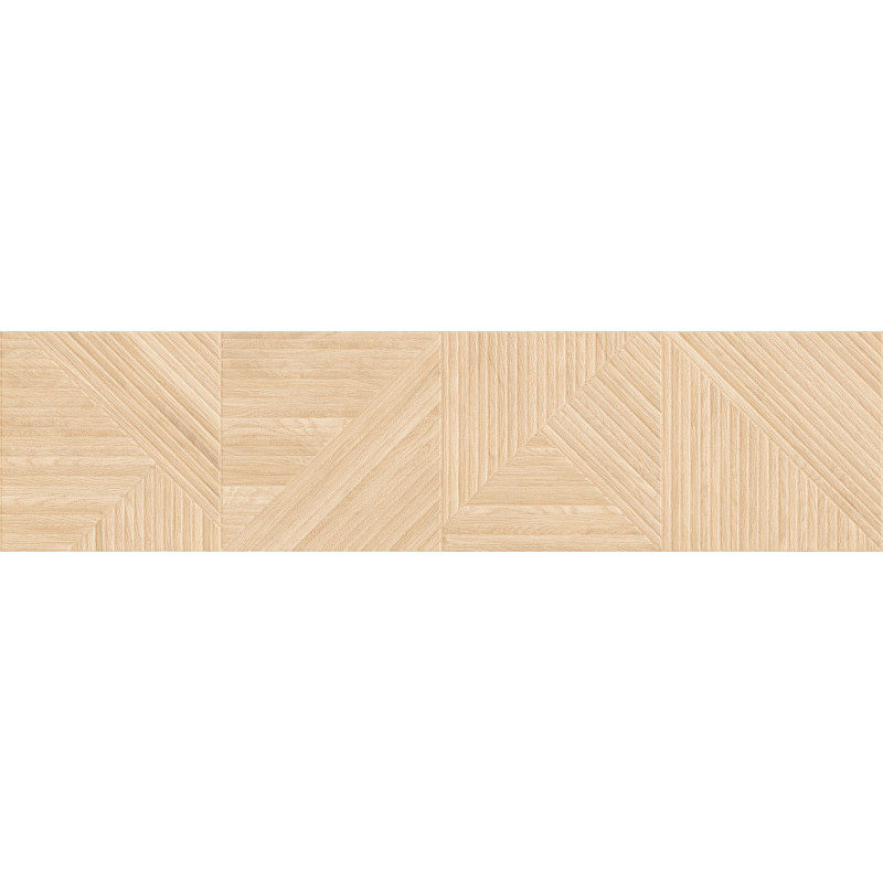 Mexen Ideal  Honey grès émaillé rectifié G1, carreau mural aspect bois 120 x 30 cm, mat - TL701-120-030-52